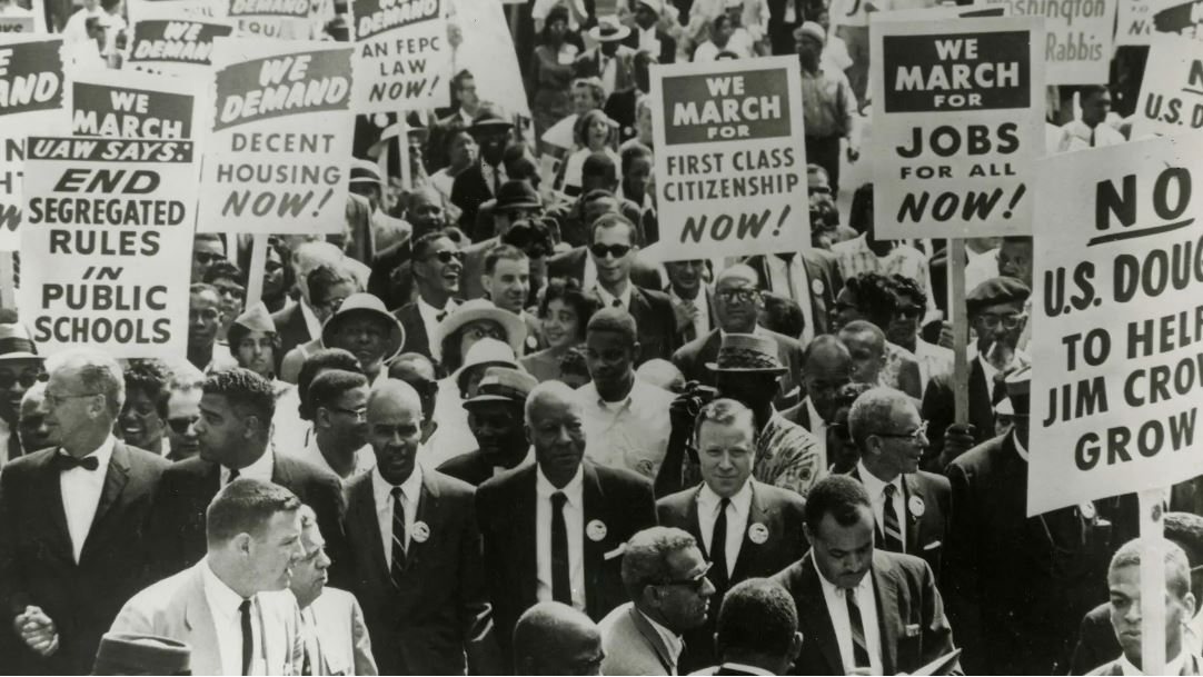 United Auto Workers March on Washington