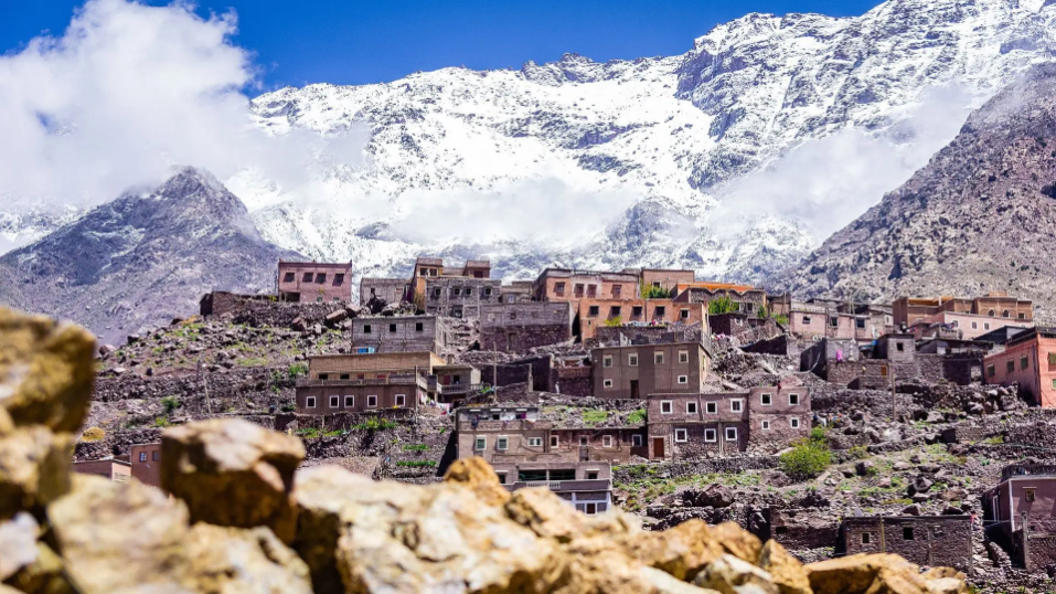 Village in the mountains