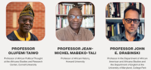 Olufemi Taiwo, Jean-Michel Mabeko-Tali, John E. Drabinski